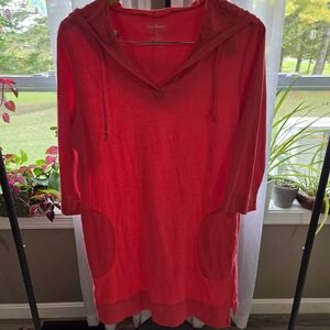 L.L. Bean Vibrant Red Cotton Apparel